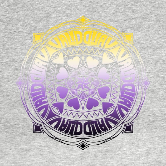 Nonbinary is Valid Mandala by nats-designs